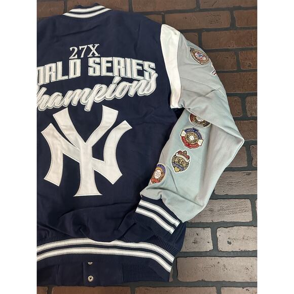 NEW YORK‎ YANKEES G-III 27X World Series Varsity Jacket~Never Worn~S L 2XL - Picture 3 of 10